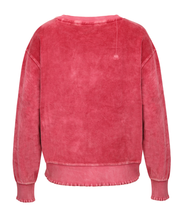 Love Joy Victory Velvet SWEATSHIRT ROSE Großer Ausverkauf