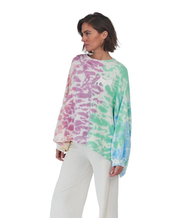 Love Joy Victory SWEATSHIRT Tie & dye IZAR Begrenztes Angebot