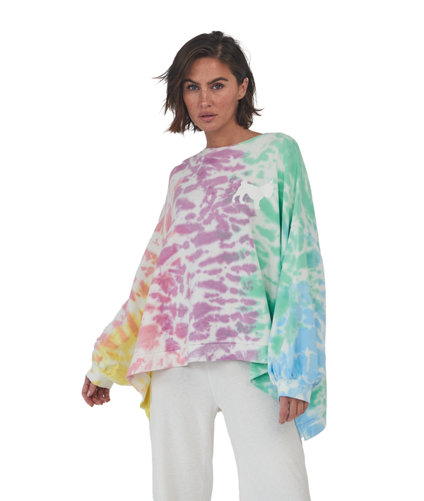 Love Joy Victory SWEATSHIRT Tie & dye IZAR Begrenztes Angebot