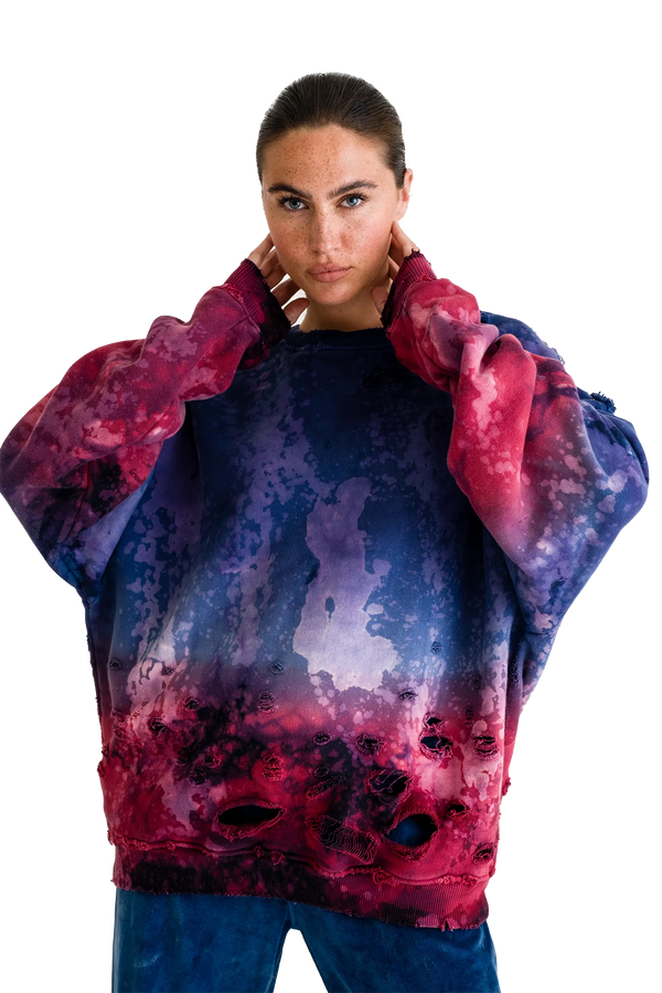 Love Joy Victory Oversize Sweatshirt Rana Heißer Verkauf