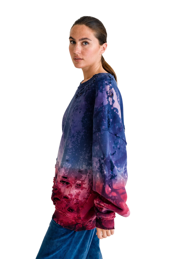 Love Joy Victory Oversize Sweatshirt Rana Heißer Verkauf