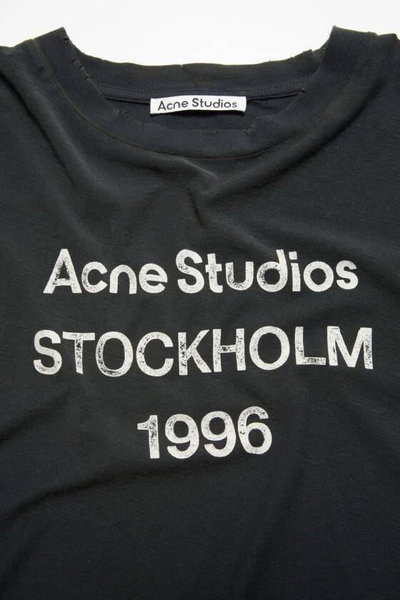 Acne Studios Logo-T-Shirt – lockere Passform Fabrik Onlineshop
