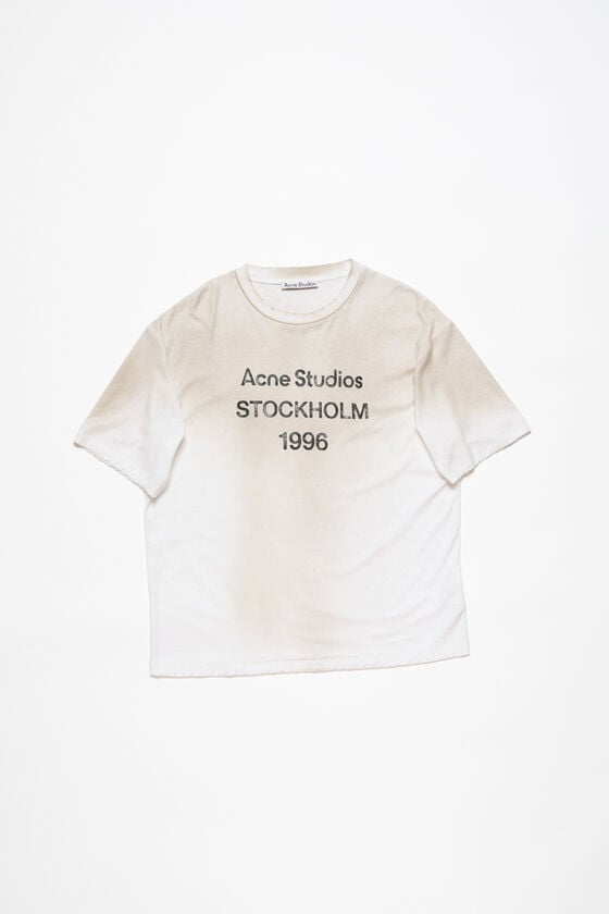 Acne Studios Logo-T-Shirt – lockere Passform Günstig kaufen