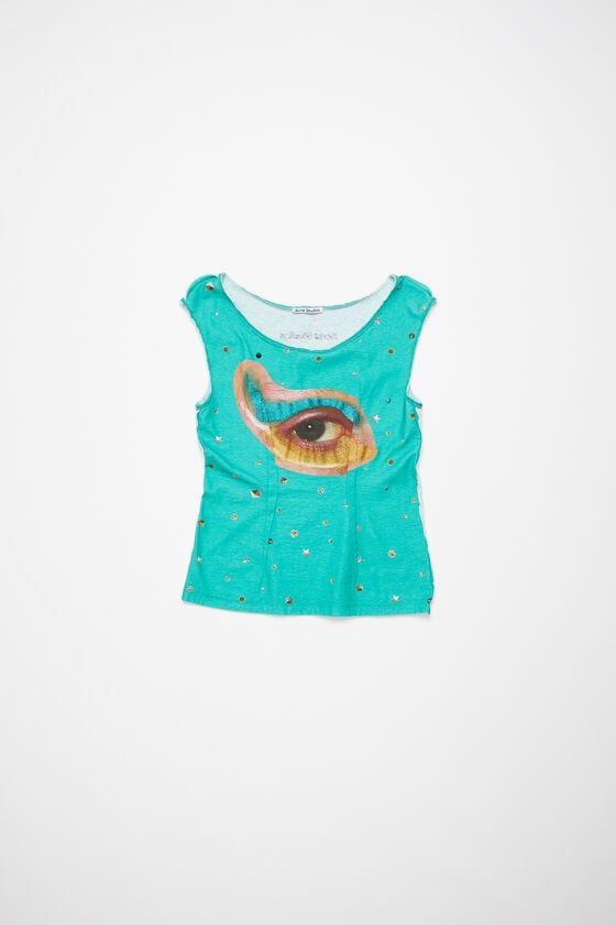 Acne Studios Bedrucktes Tanktop Versandkostenfrei