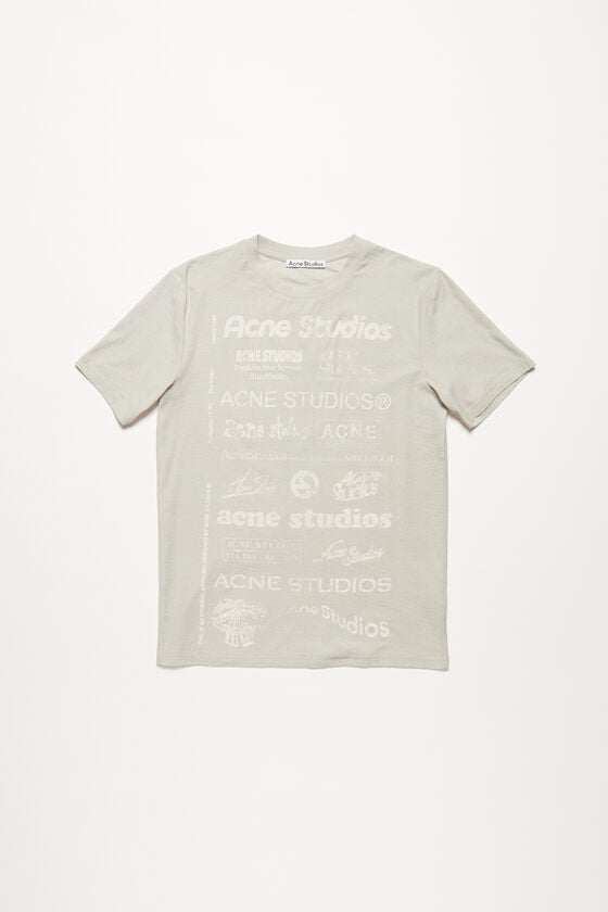 Acne Studios Logo-T-Shirt – lockere Passform Großer Ausverkauf