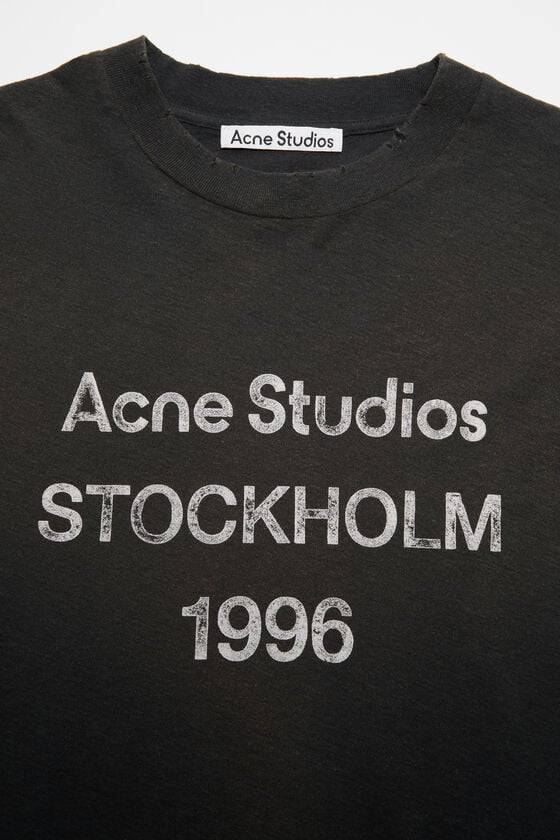 Acne Studios Logo-T-Shirt – lockere Passform Flash Sale