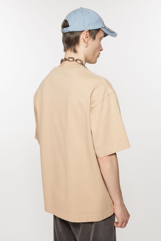 Acne Studios T-Shirt Stamp-Logo - lockere Passform Online Shopping