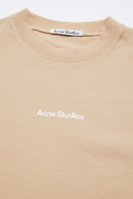 Acne Studios T-Shirt Stamp-Logo - lockere Passform Online Shopping