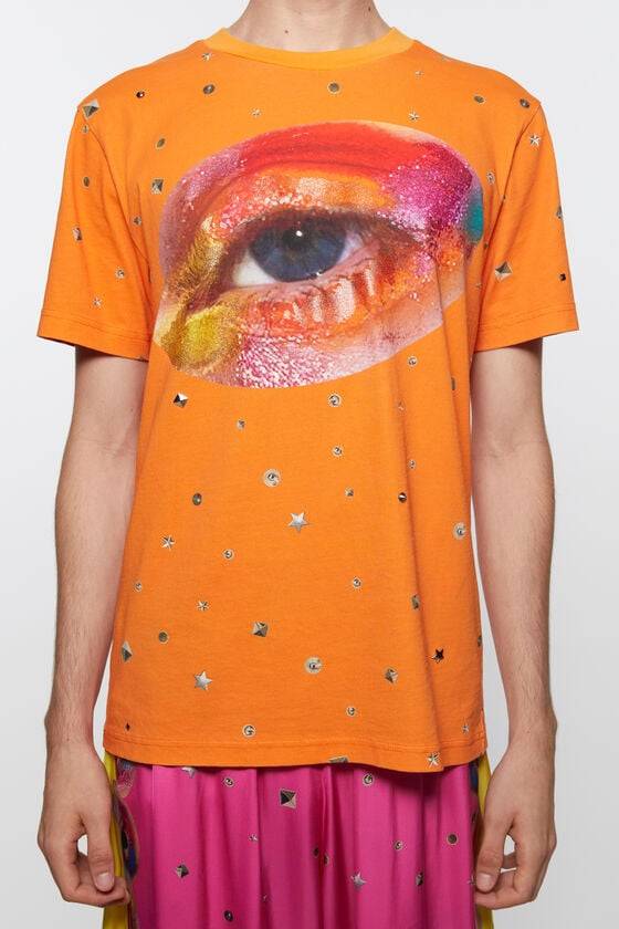 Acne Studios Bedrucktes T-Shirt Weihnachtsangebot