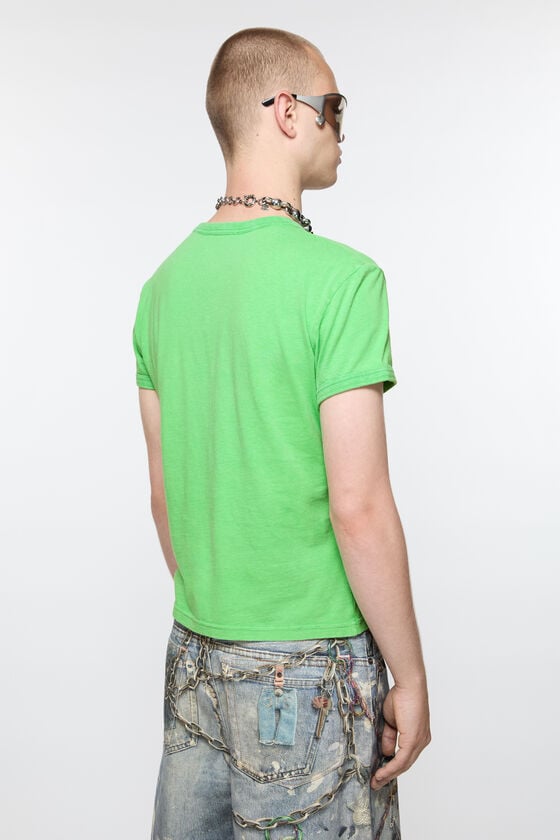 Acne Studios T-Shirt mit verschwommenem Logo – taillierte Unisex-Passform Osterangebot