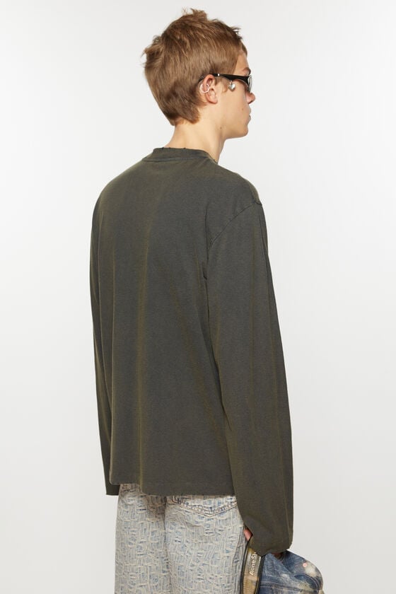 Acne Studios Logo-Langarm-T-Shirt Jubiläumsangebot