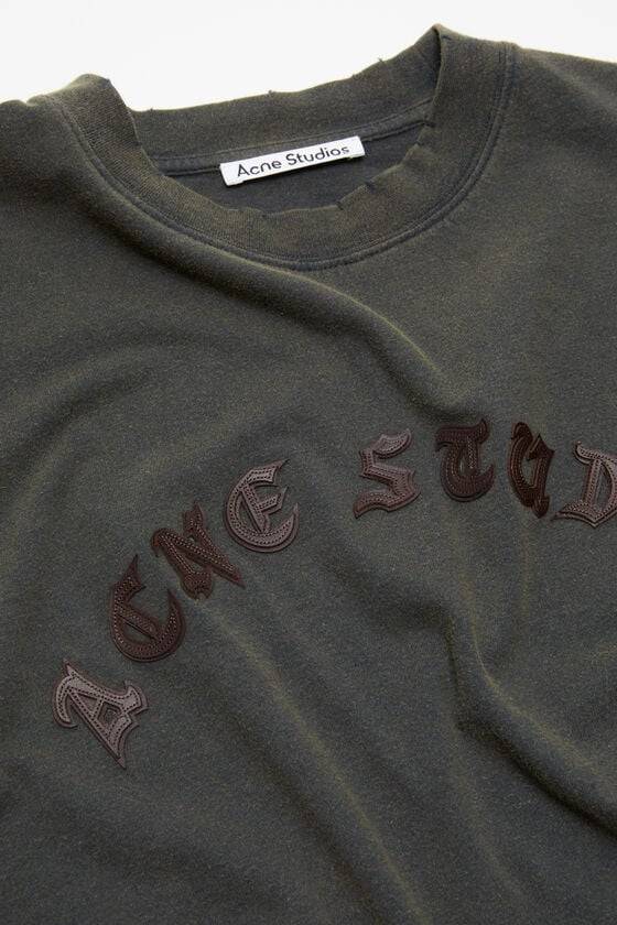 Acne Studios Logo-Langarm-T-Shirt Jubiläumsangebot