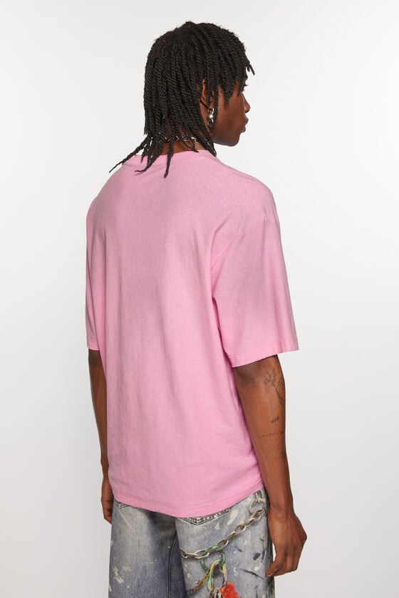 Acne Studios Logo-T-Shirt – lockere Passform Heißer Verkauf