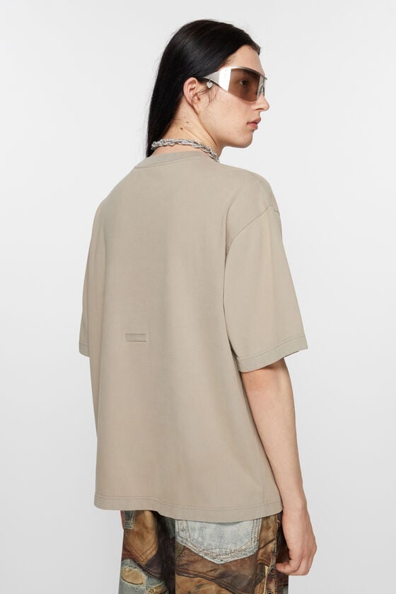 Acne Studios T-Shirt mit Rundhalsausschnitt in lockerer Passform Sonderangebote