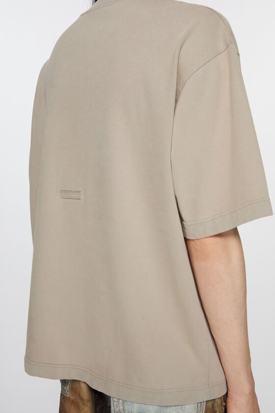 Acne Studios T-Shirt mit Rundhalsausschnitt in lockerer Passform Sonderangebote
