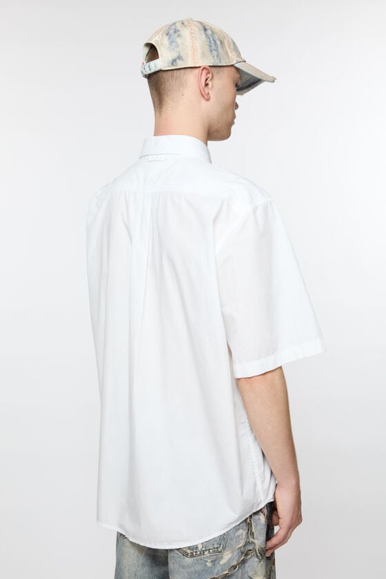 Acne Studios Kurzärmliges Hemd mit Knopfleiste Kostenlose Rückgabe