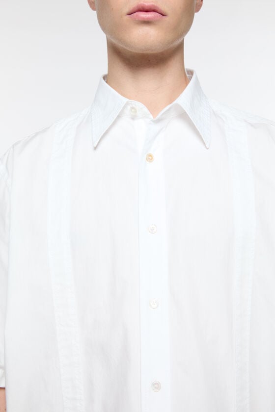 Acne Studios Kurzärmliges Hemd mit Knopfleiste Kostenlose Rückgabe