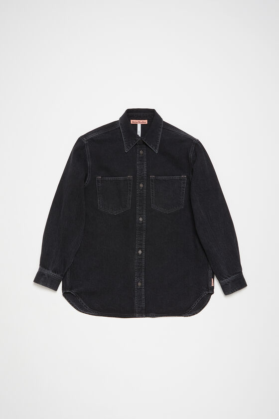 Acne Studios Jeanshemd mit Knopfleiste - Lockere Passform Begrenzte Freigabe