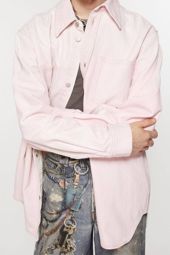 Acne Studios Jeanshemd mit Knopfleiste - Lockere Passform JETZT KAUFEN