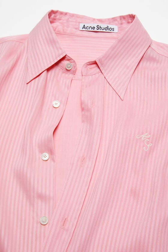 Acne Studios Gestreiftes Hemd mit Knopfleiste Nur für heute