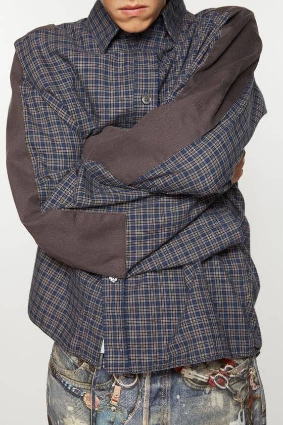 Acne Studios Kariertes Hemd mit Knöpfen Bis zu 55% Rabatt