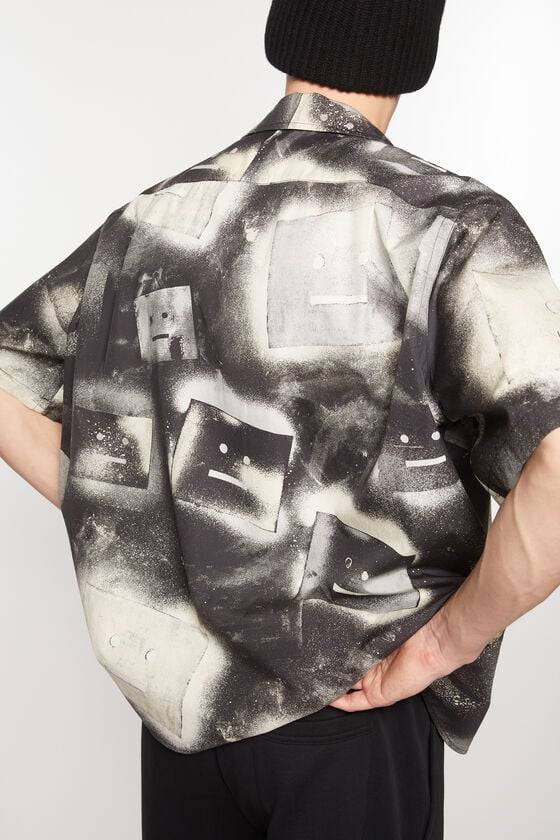 Acne Studios Bedrucktes Hemd mit Knopfleiste Unisex Super Rabatt