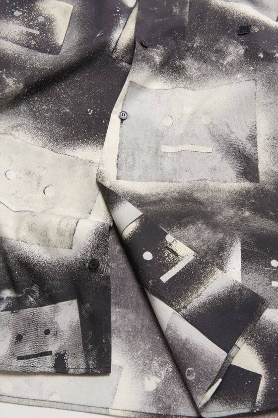 Acne Studios Bedrucktes Hemd mit Knopfleiste Unisex Super Rabatt