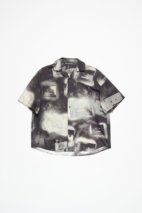Acne Studios Bedrucktes Hemd mit Knopfleiste Unisex Super Rabatt
