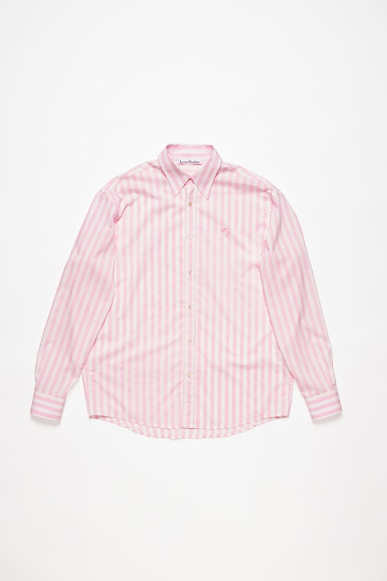 Acne Studios Gestreiftes Hemd mit Knopfleiste Kostenloser Versand international