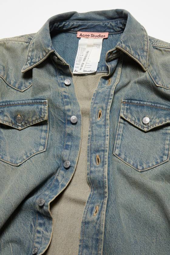 Acne Studios Jeanshemd in lockerer Passform Speichern exportieren