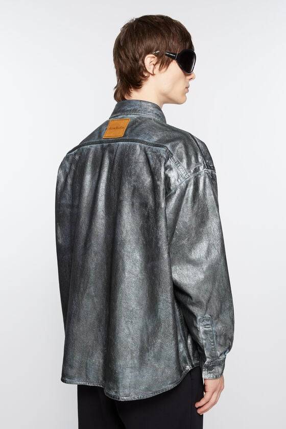 Acne Studios Jeanshemd – entspannte Passform Im Verkauf