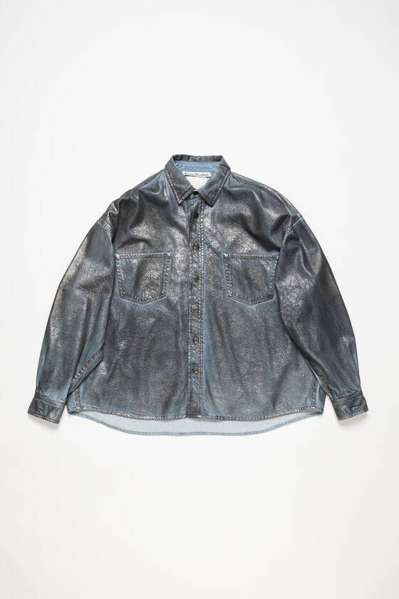 Acne Studios Jeanshemd – entspannte Passform Im Verkauf