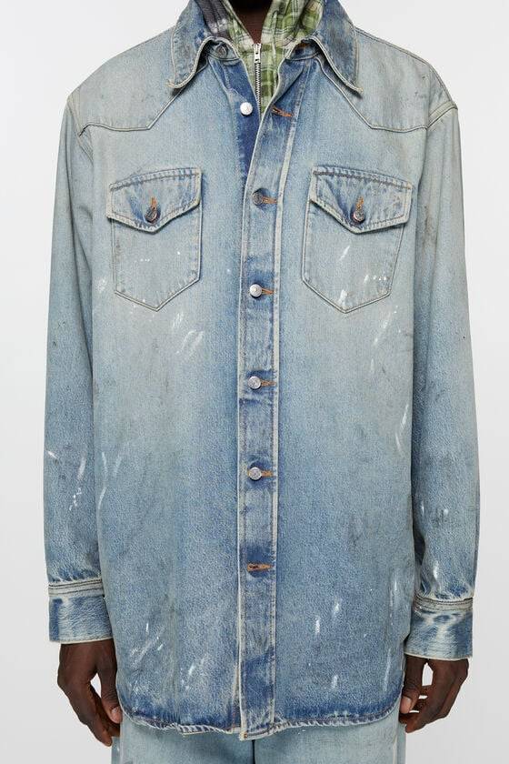 Acne Studios Jeanshemd – entspannte Passform zollfrei