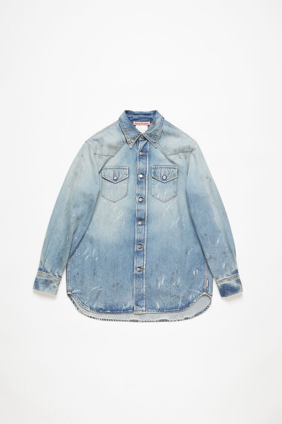 Acne Studios Jeanshemd – entspannte Passform zollfrei
