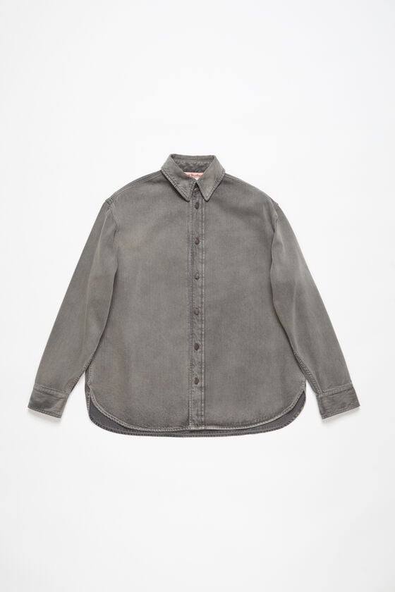 Acne Studios Jeanshemd in lockerer Passform 50% Rabatt für begrenzte Zeit
