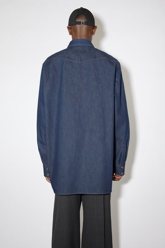 Acne Studios Jeanshemd mit Knopfleiste Online