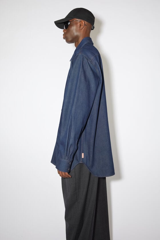 Acne Studios Jeanshemd mit Knopfleiste Online