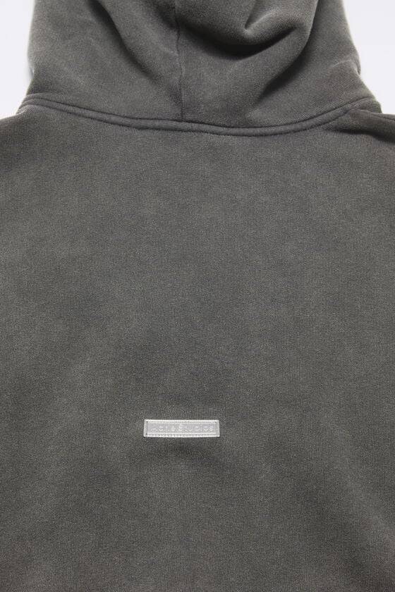 Acne Studios Sweatshirt mit Kapuze und Logoaufnäher Hotsell