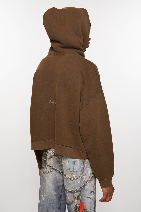 Acne Studios Sweatshirt mit Kapuze und Logoaufnäher im Angebot