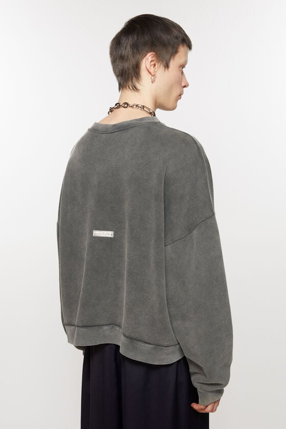 Acne Studios Pullover mit Logo-Patch Günstiger Verkauf