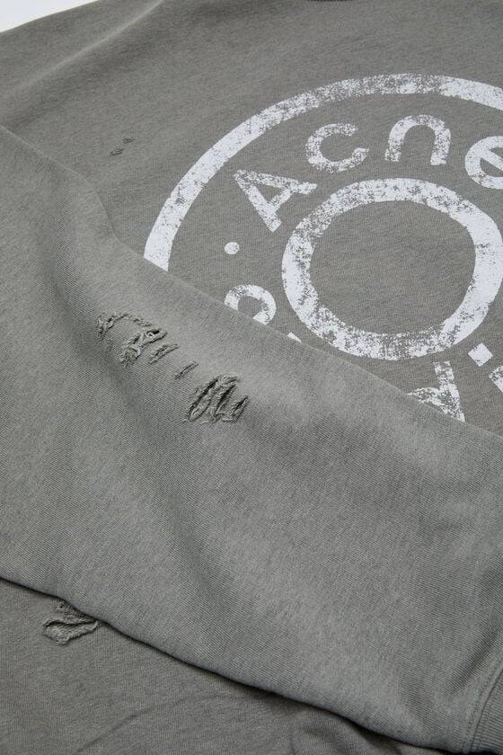 Acne Studios Pullover mit aufgedrucktem Logo Blitzverkäufe