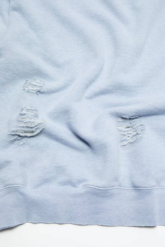 Acne Studios Pullover mit Logoprint im Used-Look Kostenloser Versand