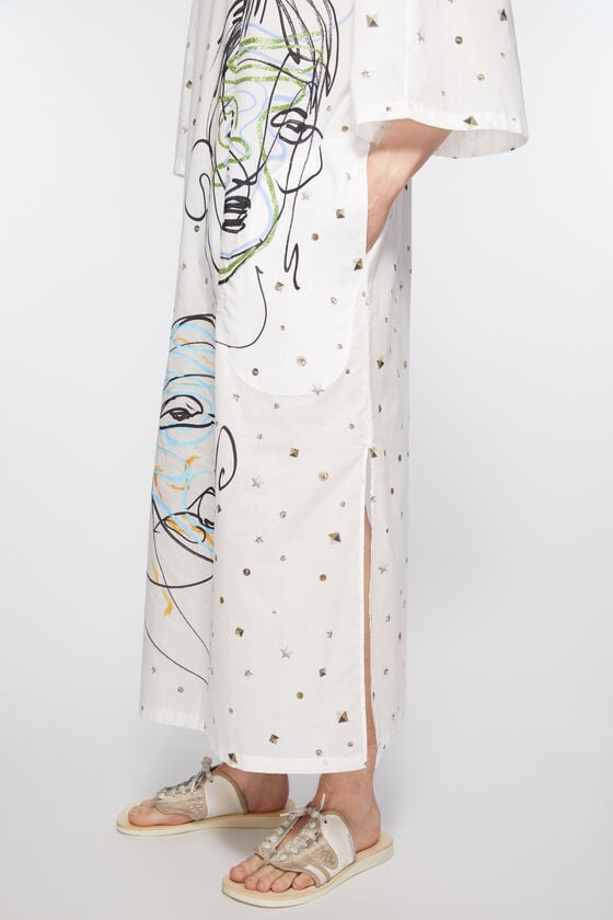 Acne Studios Bedrucktes Kleid Saisonschlussverkauf