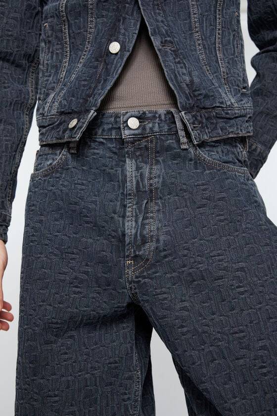 Acne Studios Baggy-Fit-Jeans - 1981M Monogram Osterangebot