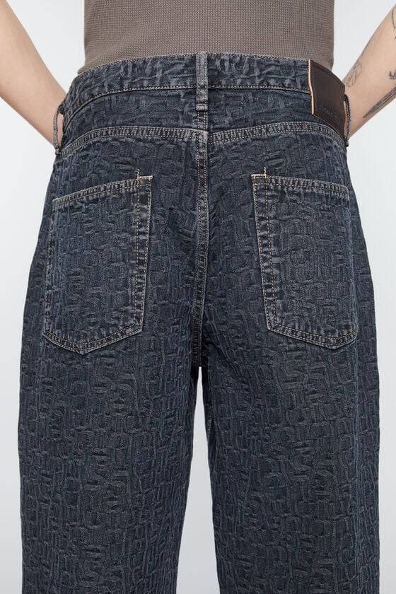 Acne Studios Baggy-Fit-Jeans - 1981M Monogram Osterangebot