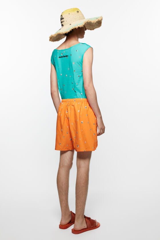 Acne Studios Bedruckte Badeshorts Im Verkauf
