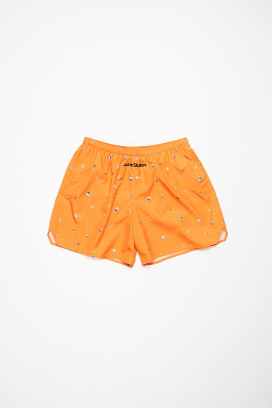Acne Studios Bedruckte Badeshorts Im Verkauf