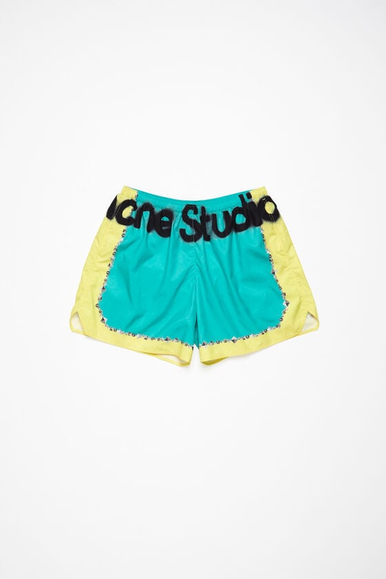 Acne Studios Bedruckte Badeshorts zollfrei