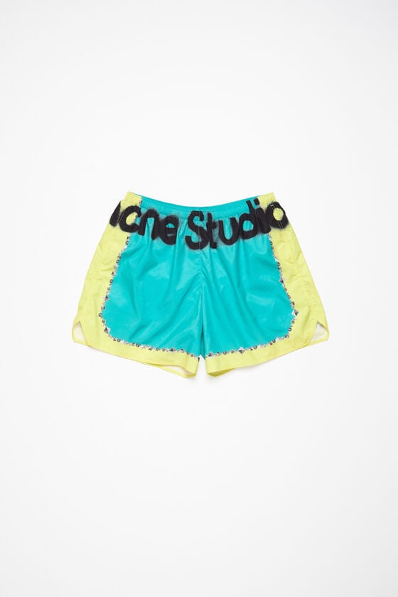 Acne Studios Bedruckte Badeshorts zollfrei