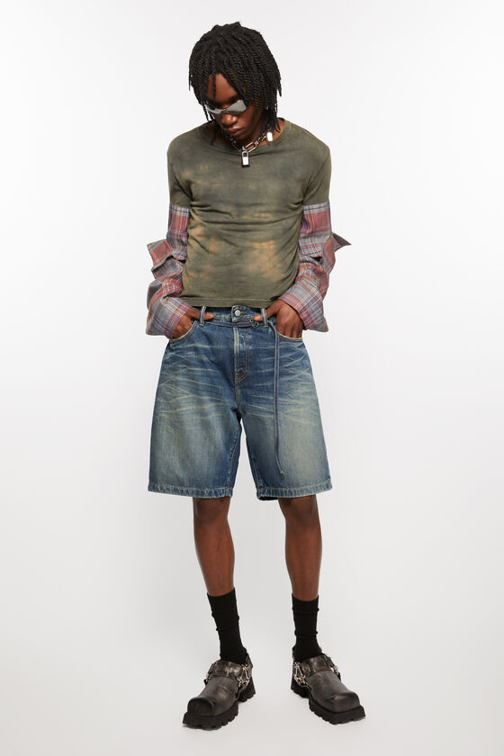 Acne Studios Denim-Shorts mit lockerer Passform 50% Rabatt für begrenzte Zeit